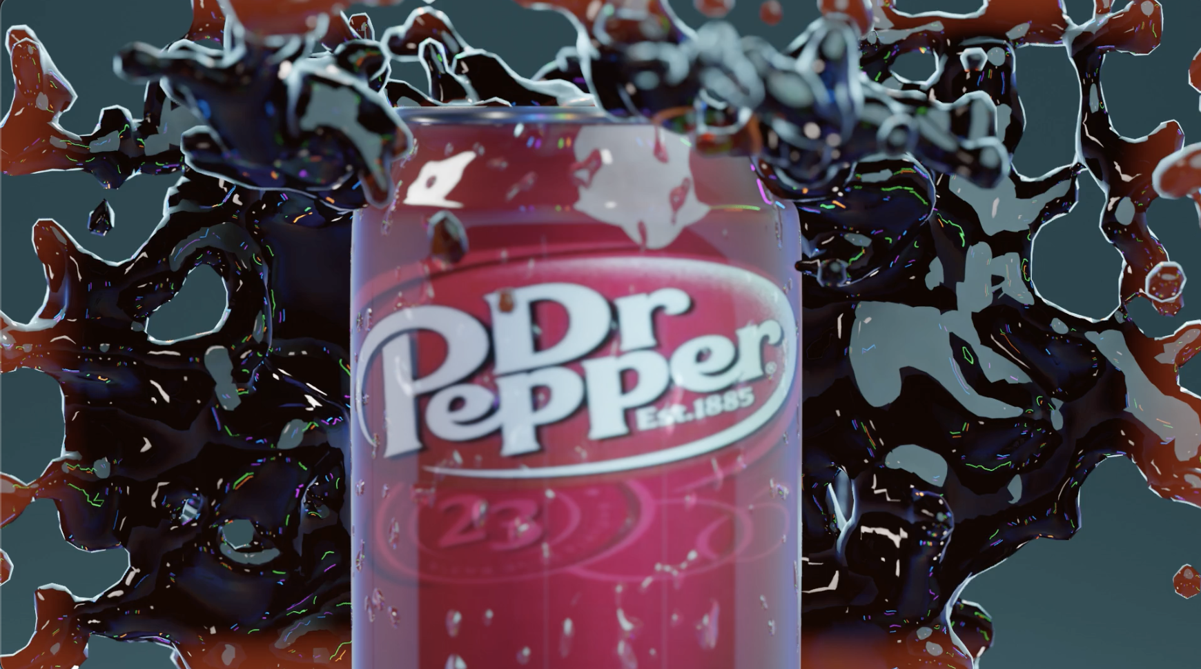 Dr. Pepper 3D Produktvisualisierung